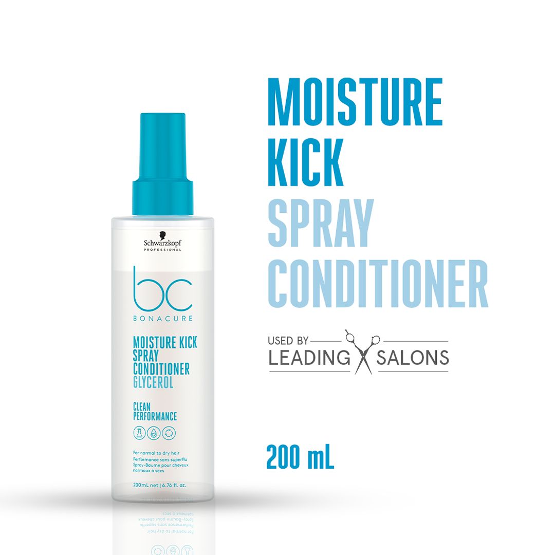 SCHWARZKOPF PROFESSIONAL BONACURE HYALURONIC MOISTURE KICK SPRAY CONDITIONER (200ML)